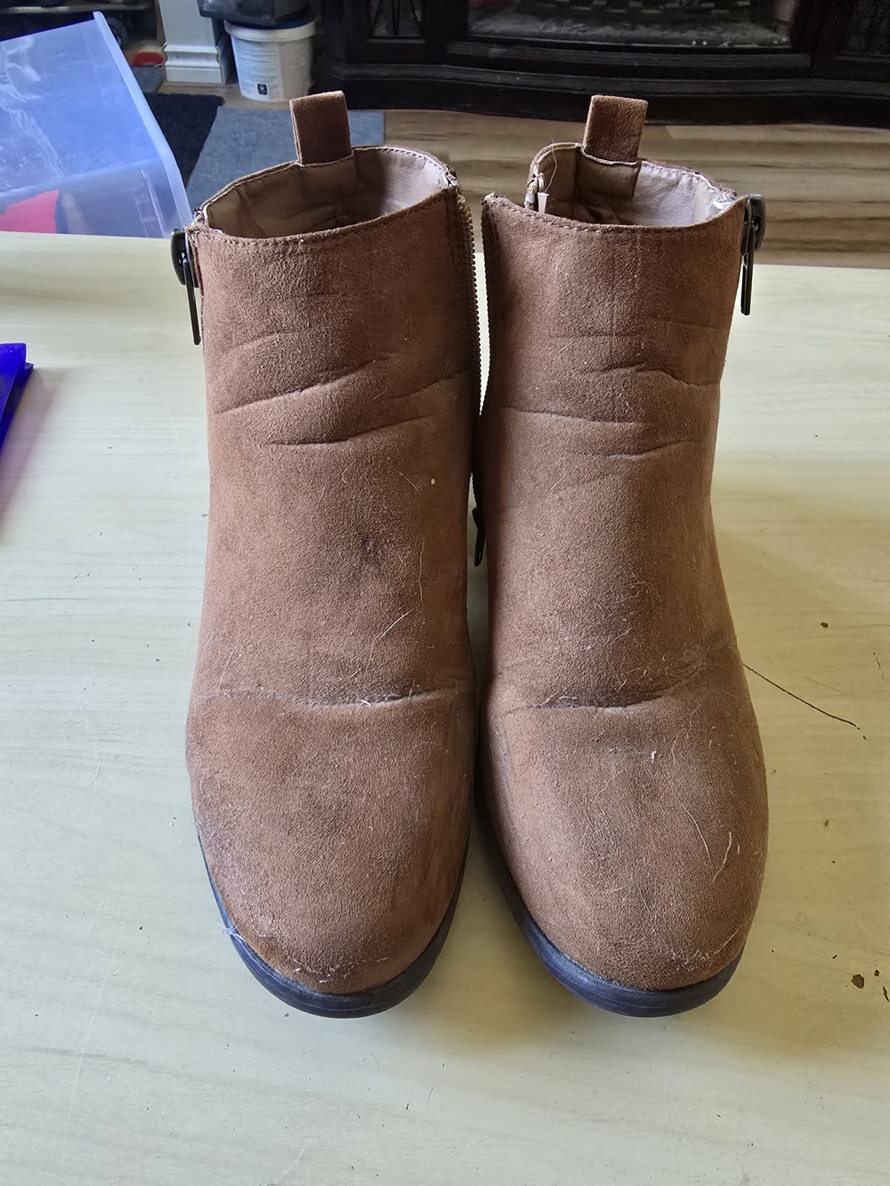 Women’s Brown Suede Ankle Boots - Classic Everyday Style